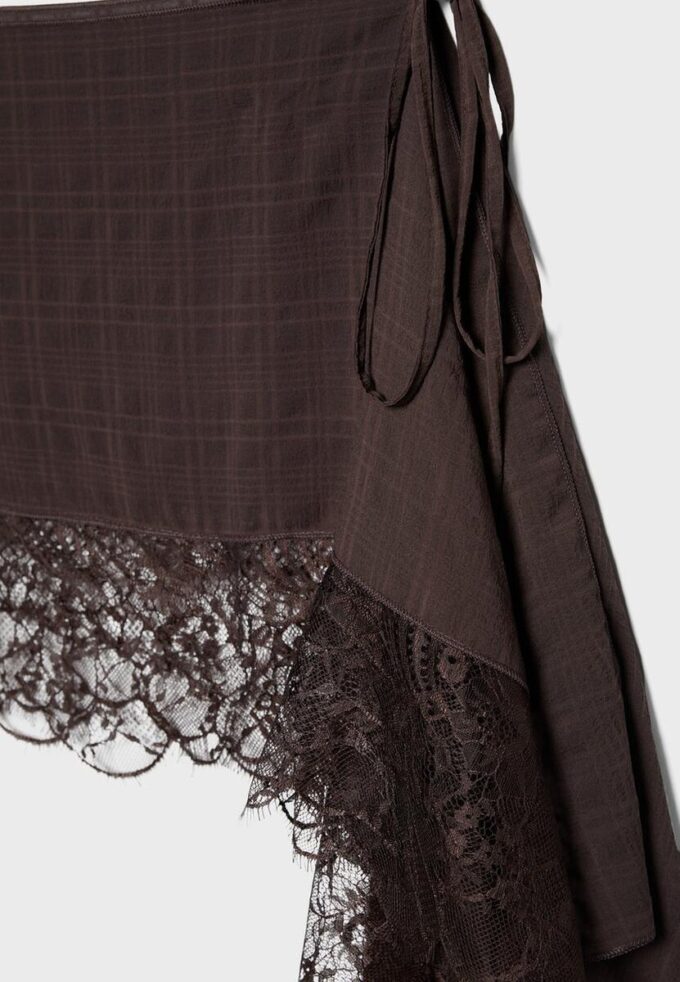 Pareo a quadri lungo