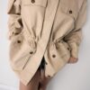 Parka in cotone con tasche