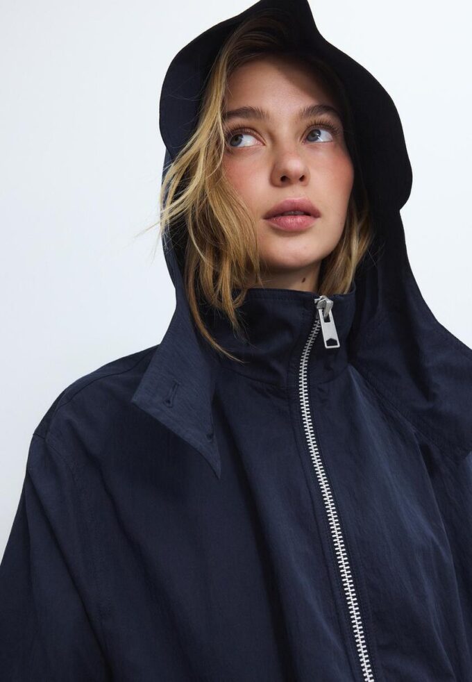 Parka lungo e fluido Parka lungo e fluido