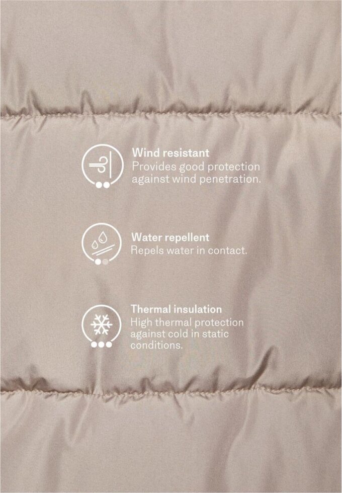 Piumino basic con cappuccio