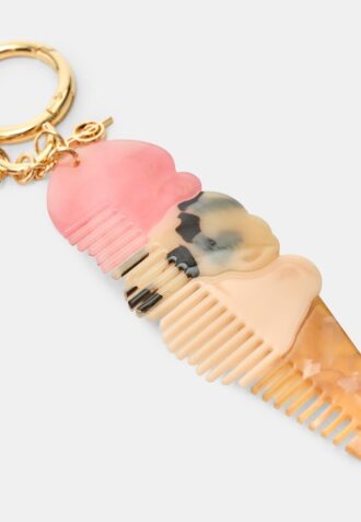 Portachiavi con ciondolo a forma di gelato