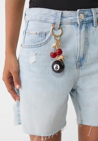 Portachiavi con ciondolo numero 8