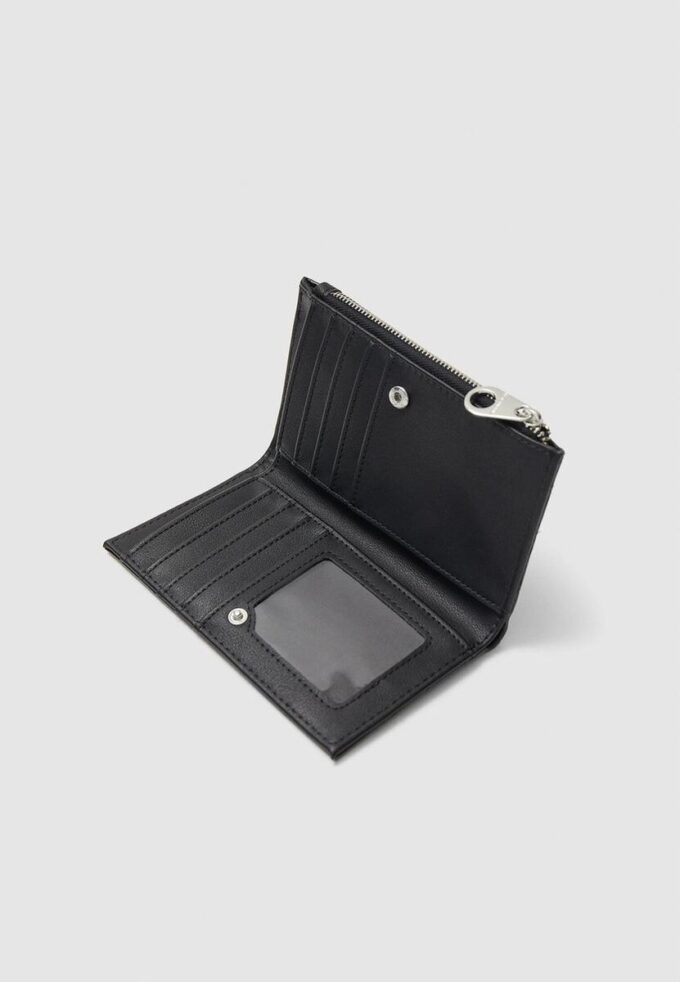 Portafoglio basic effetto coccodrillo