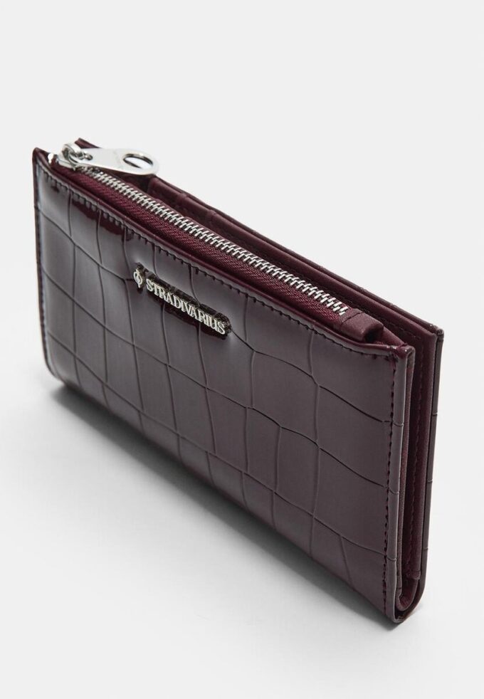 Portafoglio Basic in simil coccodrillo Portafoglio Basic in simil coccodrillo
