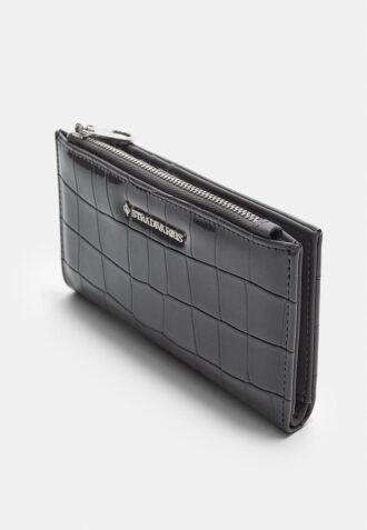 Portafoglio Basic in simil coccodrillo