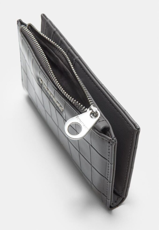 Portafoglio Basic in simil coccodrillo Portafoglio Basic in simil coccodrillo