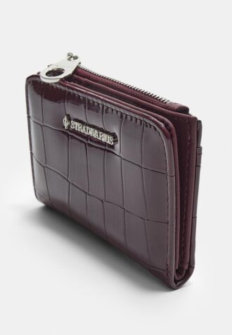 Portafoglio in finta pelle di coccodrillo