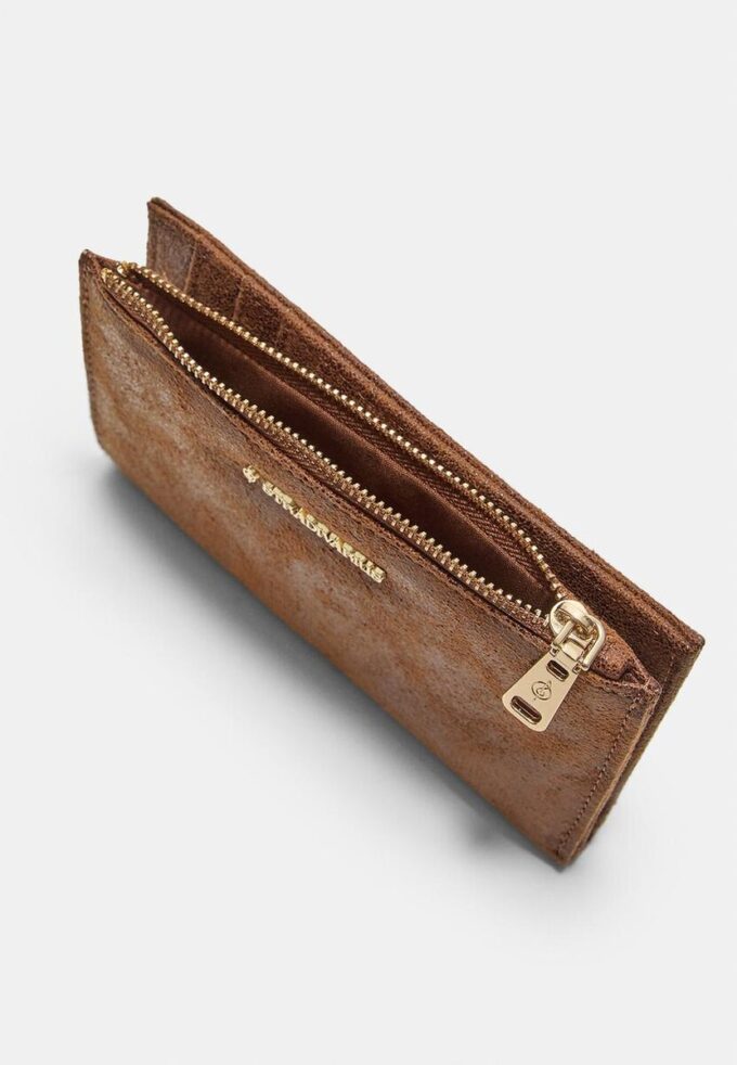 Portafoglio luccicante con cerniera