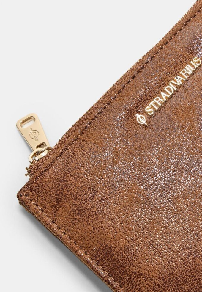 Portafoglio luccicante con cerniera