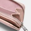 Portafoglio luccicante con chiusura a zip Portafoglio luccicante con chiusura a zip