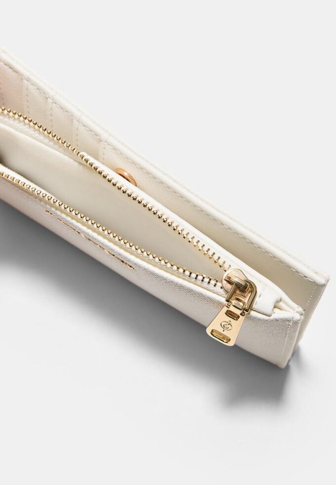 Portafoglio lungo in pelle Saffiano