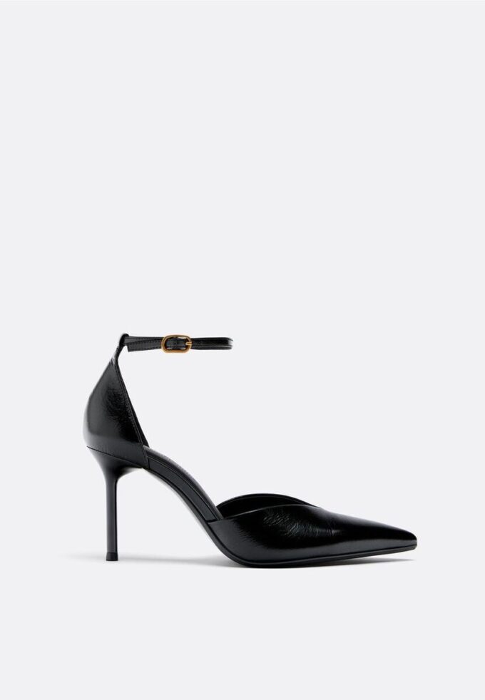 Scarpe col tacco in pelle