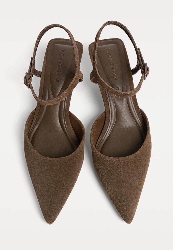 Scarpe col tacco in pelle