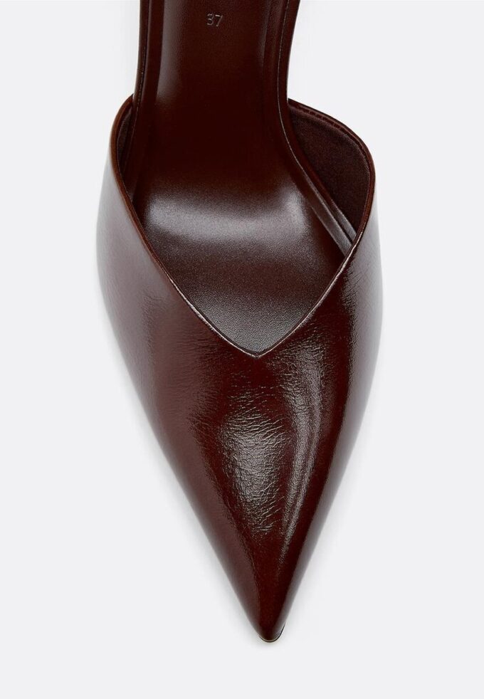 Scarpe col tacco in pelle