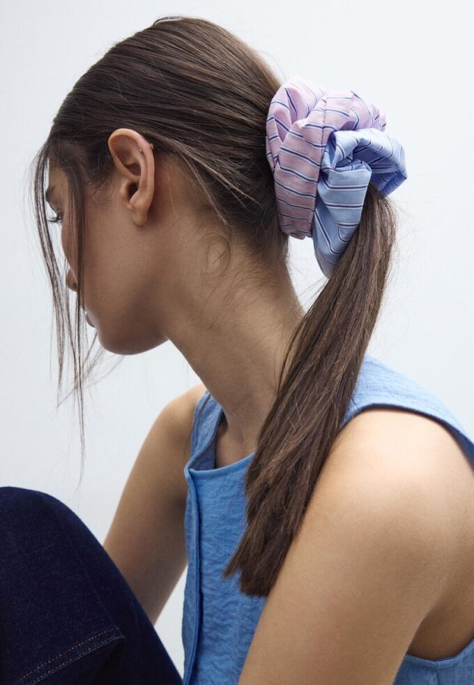 Set di 2 elastici a strisce