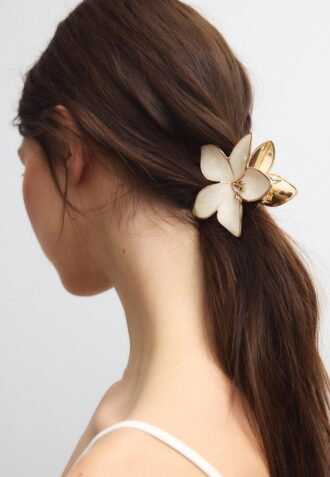 Set di 3 fermagli a forma di fiore