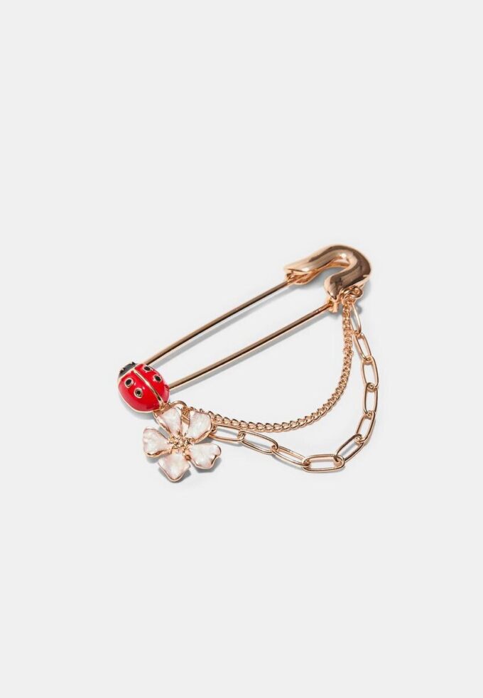 Set di 3 spille Garden