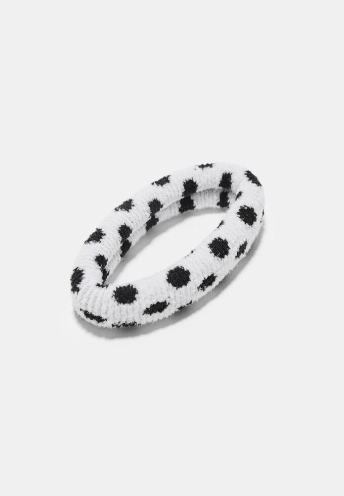 Set di 5 bracciali in pelliccia