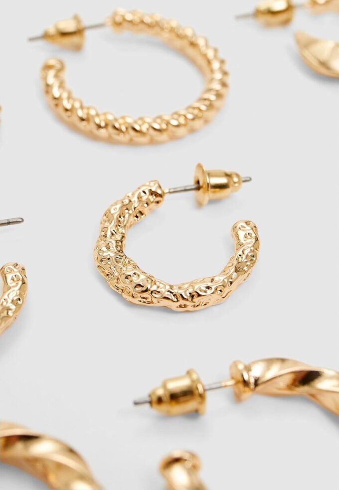 Set di 6 paia di orecchini Basic