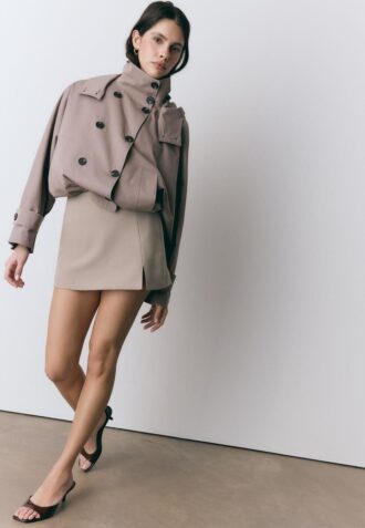 Skort con spacco laterale