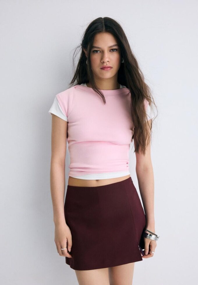 Skort con spacco laterale Skort con spacco laterale