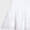 Skort fluida con ricami