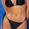 Slip bikini brasiliano in raso