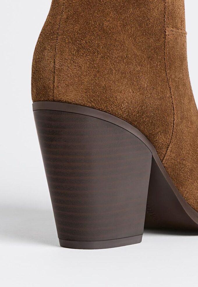 Stivaletti da cowboy in pelle