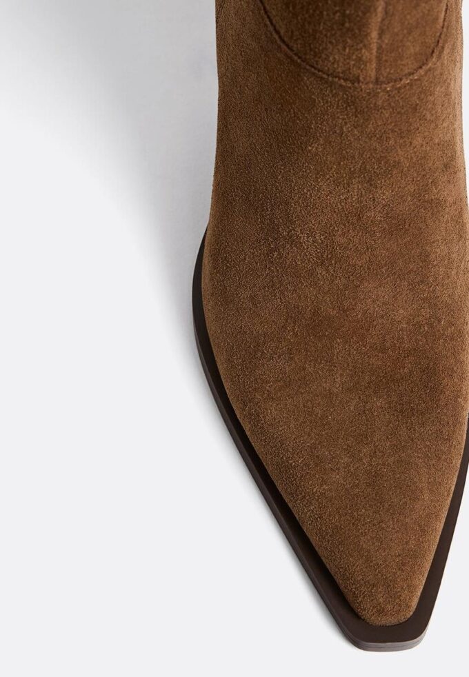 Stivaletti da cowboy in pelle