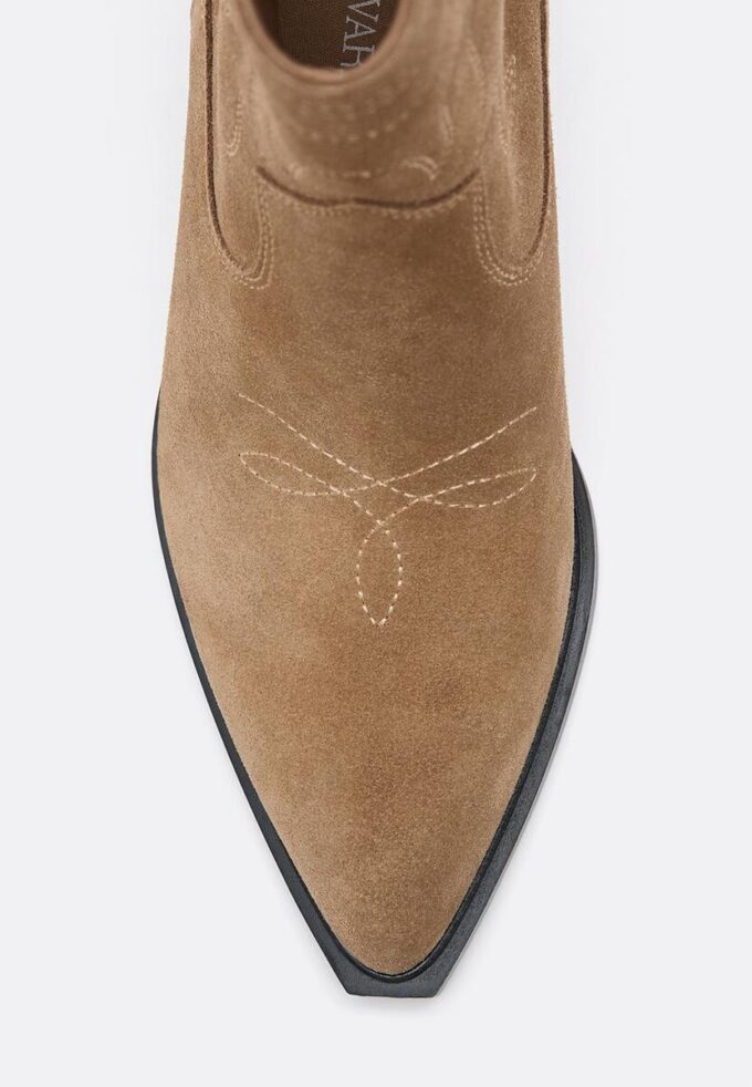 Stivaletti da cowboy in pelle crosta