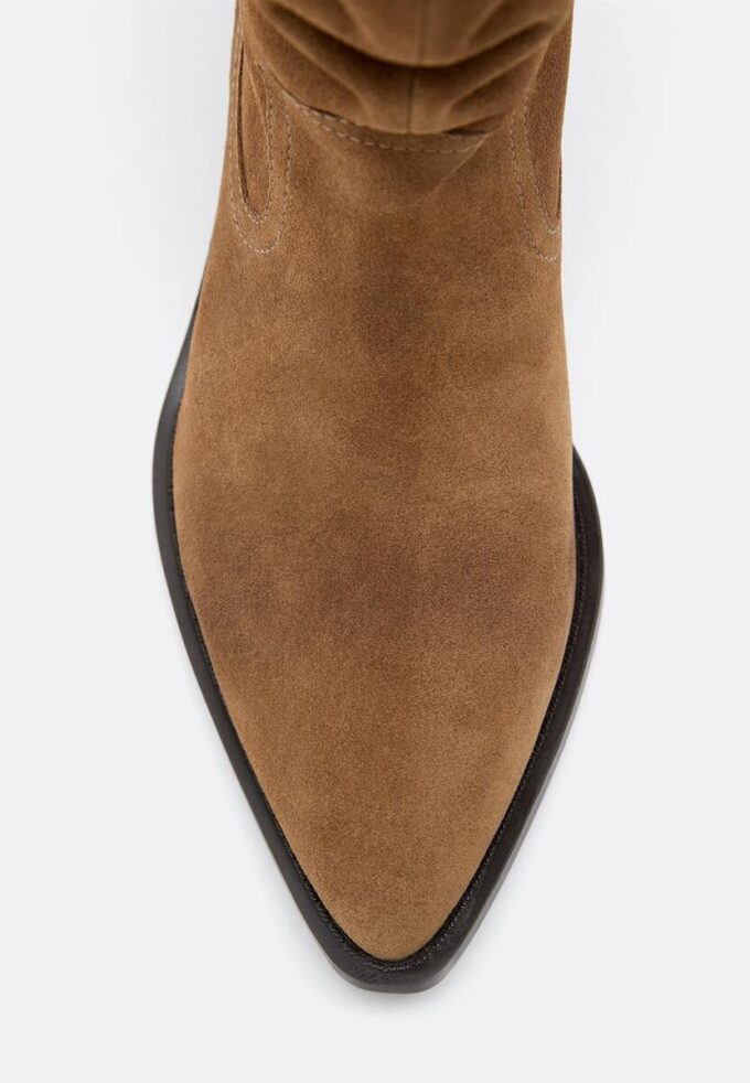 Stivaletti in pelle da cowboy morbidi