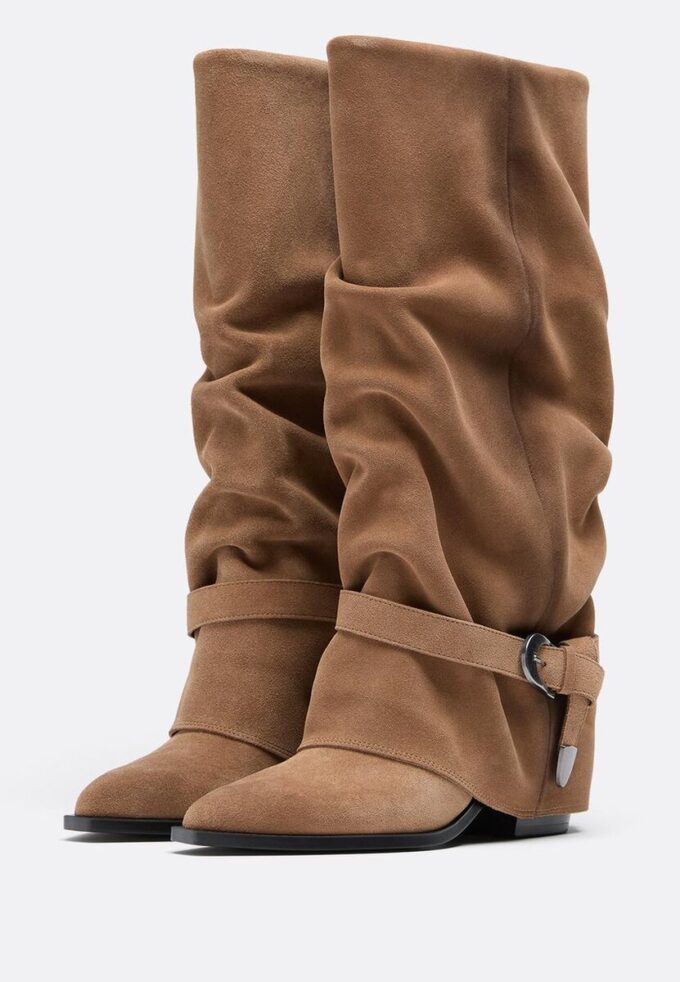 Stivali in pelle Joots con tacco alto