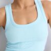 T-shirt a canotta a costine T-shirt a canotta a costine