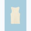 T-shirt a canotta a costine