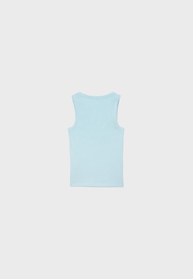 T-shirt a canotta a costine T-shirt a canotta a costine