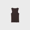 T-shirt a canotta a costine