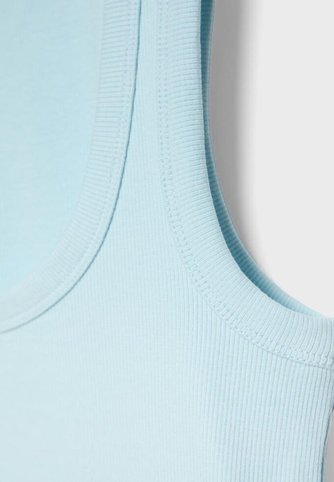 T-shirt a canotta a costine T-shirt a canotta a costine