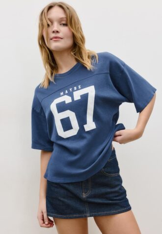 T-shirt a maniche corte con dettaglio grafico