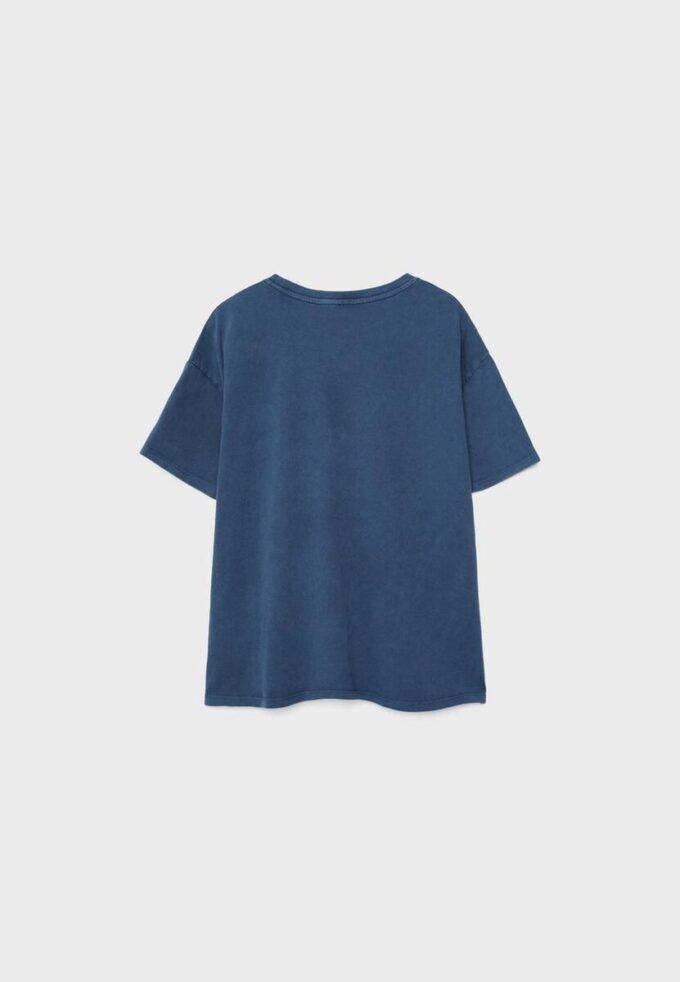 T-shirt a maniche corte con grafica e applicazione T-shirt a maniche corte con grafica e applicazione