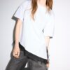 T-shirt a maniche corte con orlo in pizzo T-shirt a maniche corte con orlo in pizzo