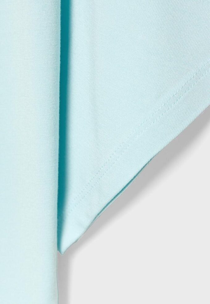 T-shirt a maniche corte con scollo a barchetta