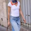 T-shirt a maniche corte con scollo a V T-shirt a maniche corte con scollo a V