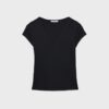 T-shirt a maniche corte con scollo a V