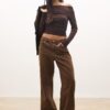 T-shirt a maniche lunghe con arricciatura T-shirt a maniche lunghe con arricciatura
