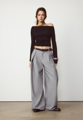 t shirt a maniche lunghe con arricciatura 2 5 330x477 - T-shirt a maniche lunghe con arricciatura