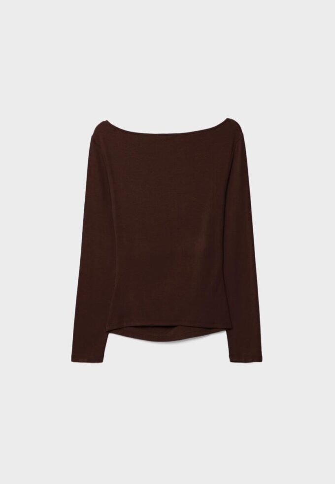 T-shirt a maniche lunghe con arricciatura T-shirt a maniche lunghe con arricciatura