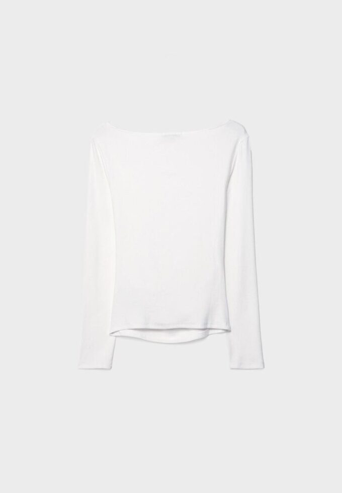 T-shirt a maniche lunghe con arricciatura T-shirt a maniche lunghe con arricciatura
