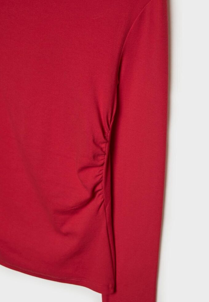 T-shirt a maniche lunghe con arricciatura T-shirt a maniche lunghe con arricciatura