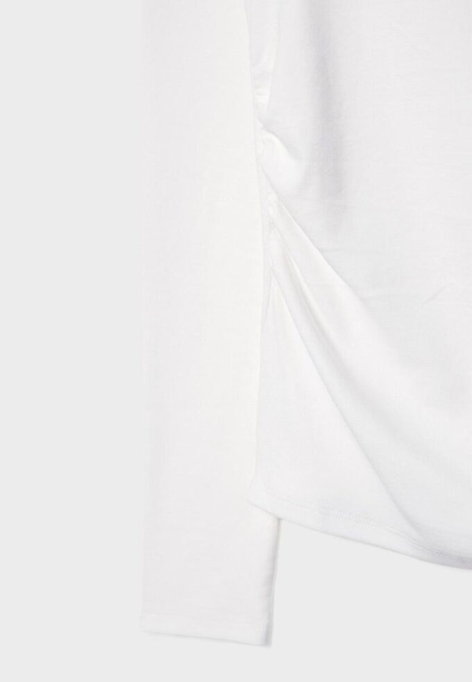 T-shirt a maniche lunghe con arricciatura T-shirt a maniche lunghe con arricciatura