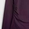 T-shirt a maniche lunghe con arricciatura